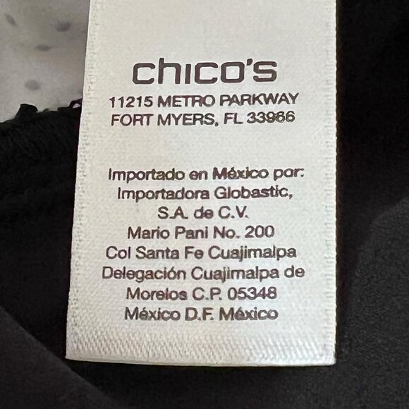 Chico's Zenergy XS Rhinestone Polka Dot Vest - Picture 7 of 10